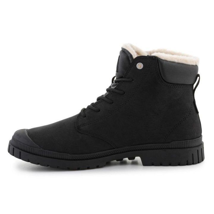 Moteriški ir vyriški auliniai batai Palladium SP20 Cuff Leather Waterproof WL, juodi