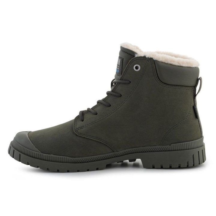 Odiniai aukšti batai Palladium SP20 Cuff, žali