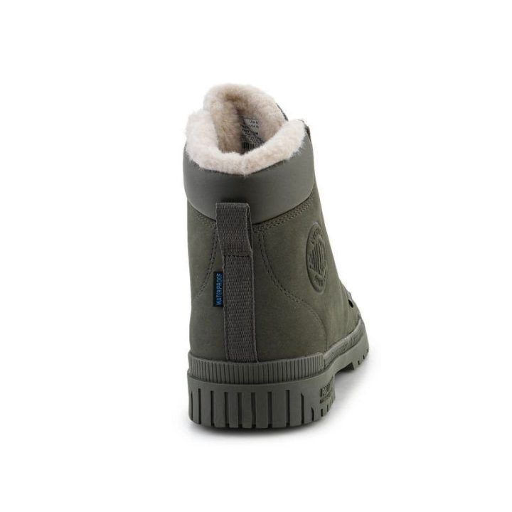 Odiniai aukšti batai Palladium SP20 Cuff, žali
