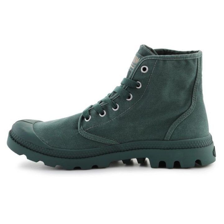 Vyriški sportbačiai aukštu auliuku Palladium Pampa Hi, žali