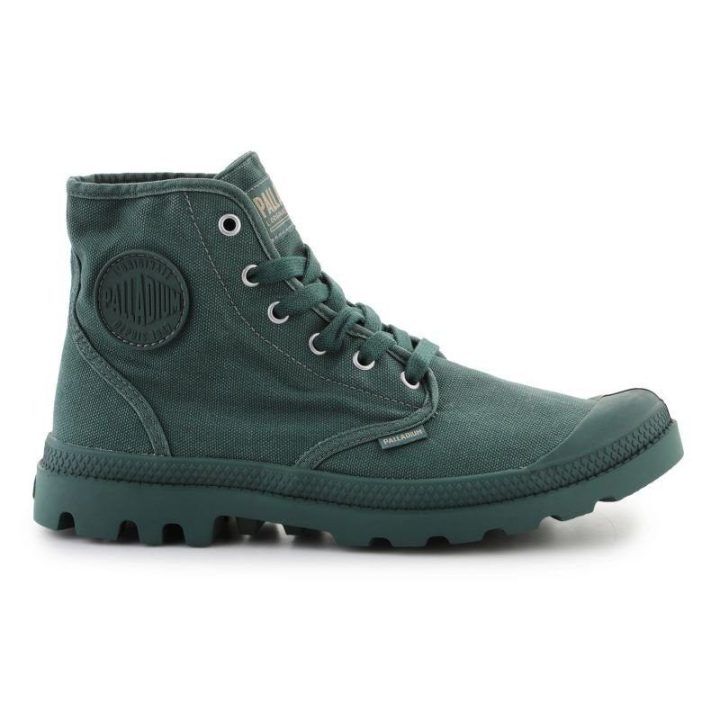 Vyriški sportbačiai aukštu auliuku Palladium Pampa Hi, žali