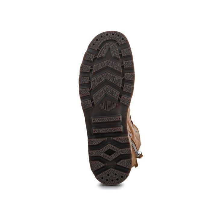 Uniseks odiniai auliniai batai Palladium Pampa Zip Lth Ess, rudi