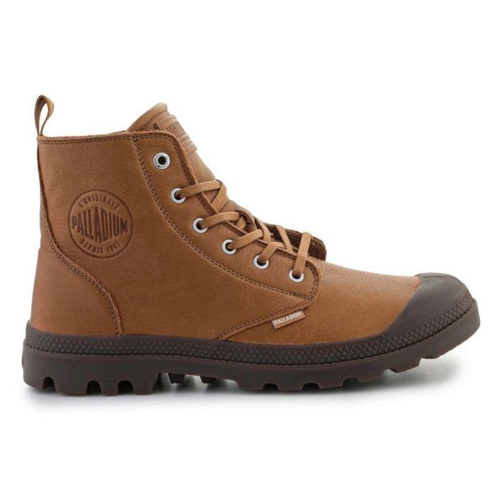 Uniseks odiniai auliniai batai Palladium Pampa Zip Lth Ess, rudi
