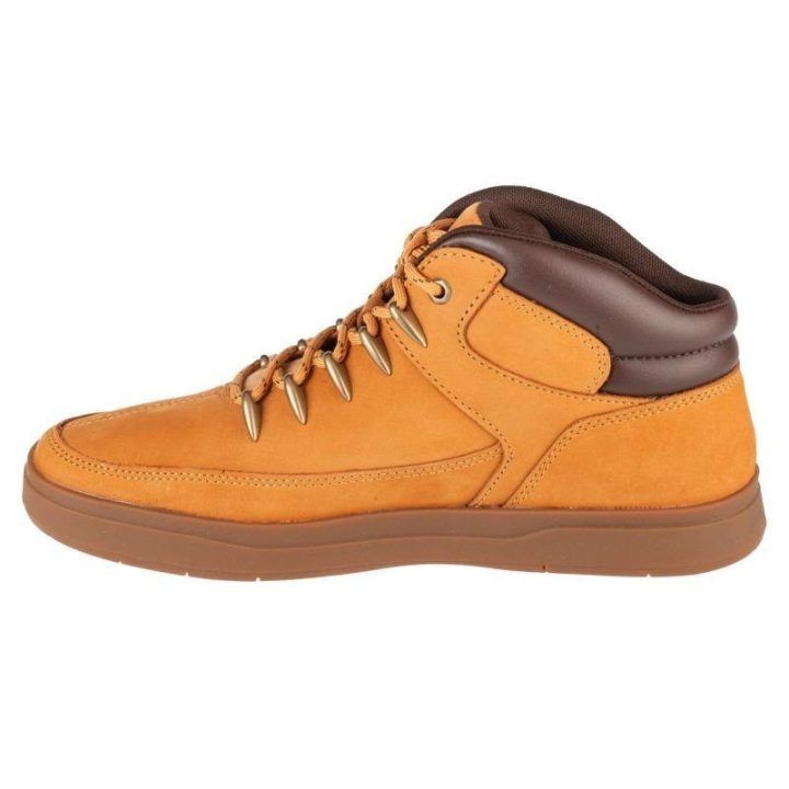 Vyriški nubukiniai sportbačiai Timberland Davis Square Mid, geltoni
