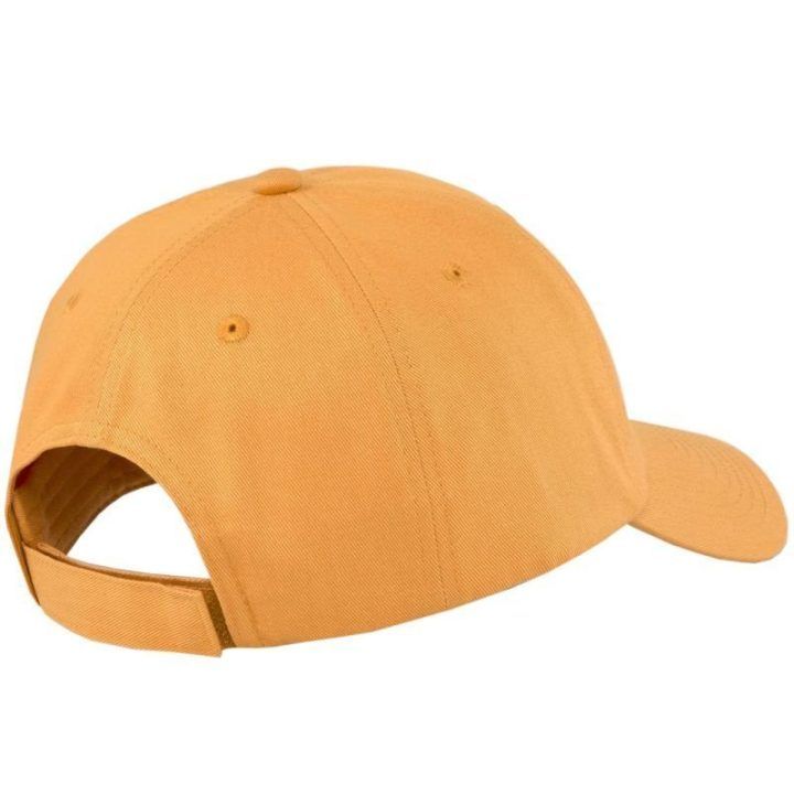 Medvilninė kepurė su lenktu snapeliu Puma Ess Cap III, geltona