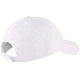 Medvilninė kepurė su snapeliu Puma Ess Cap III, balta