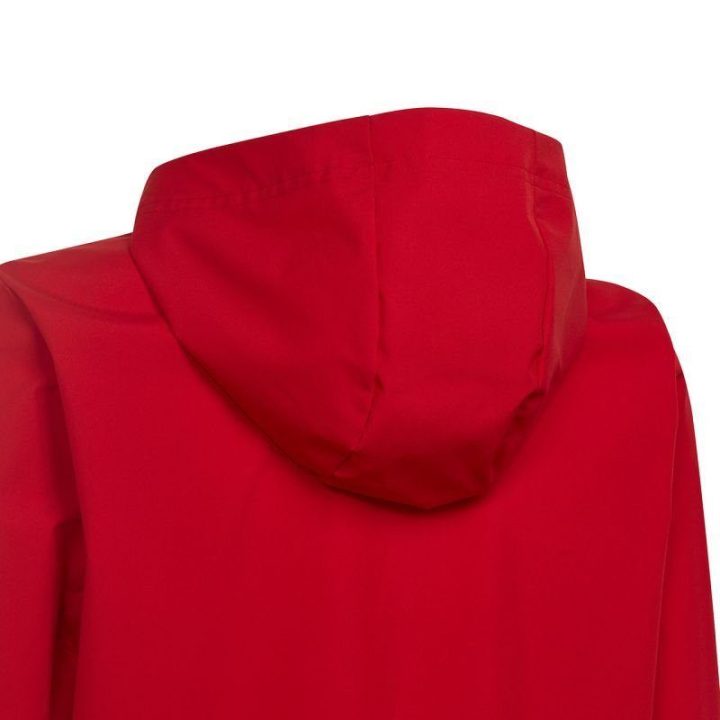 Vaikiška striukė su gobtuvu adidas Entrada 22 All-Weather, raudona