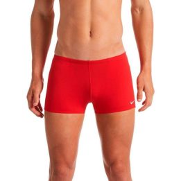 Vyriški prigludę maudymosi šortai Nike Hydrastrong Solid, raudoni