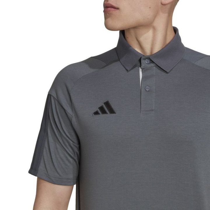 Vyriški polo marškinėliai adidas Tiro 23 Competition, pilki