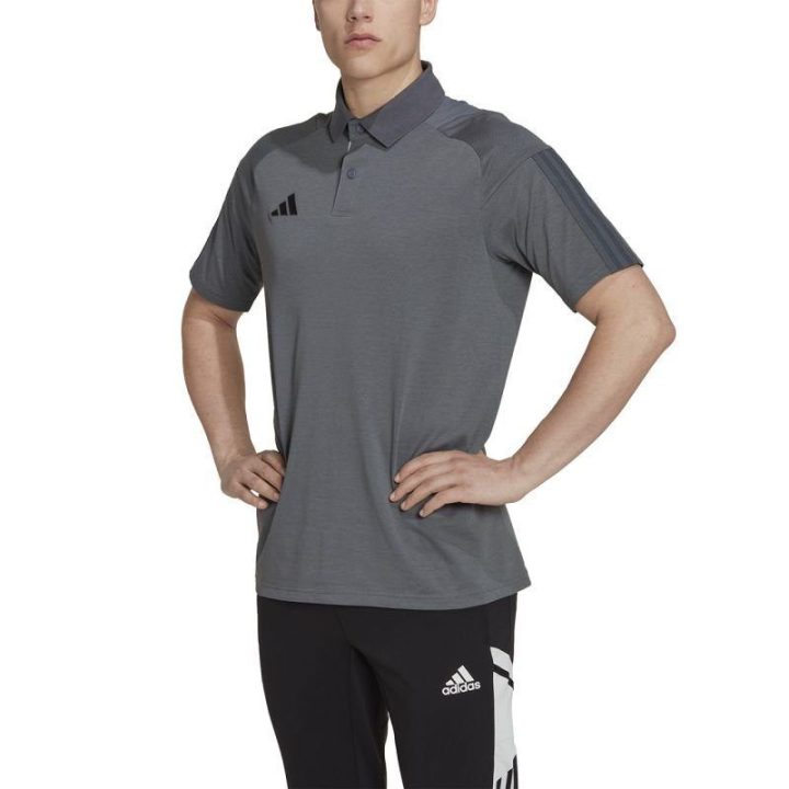 Vyriški polo marškinėliai adidas Tiro 23 Competition, pilki