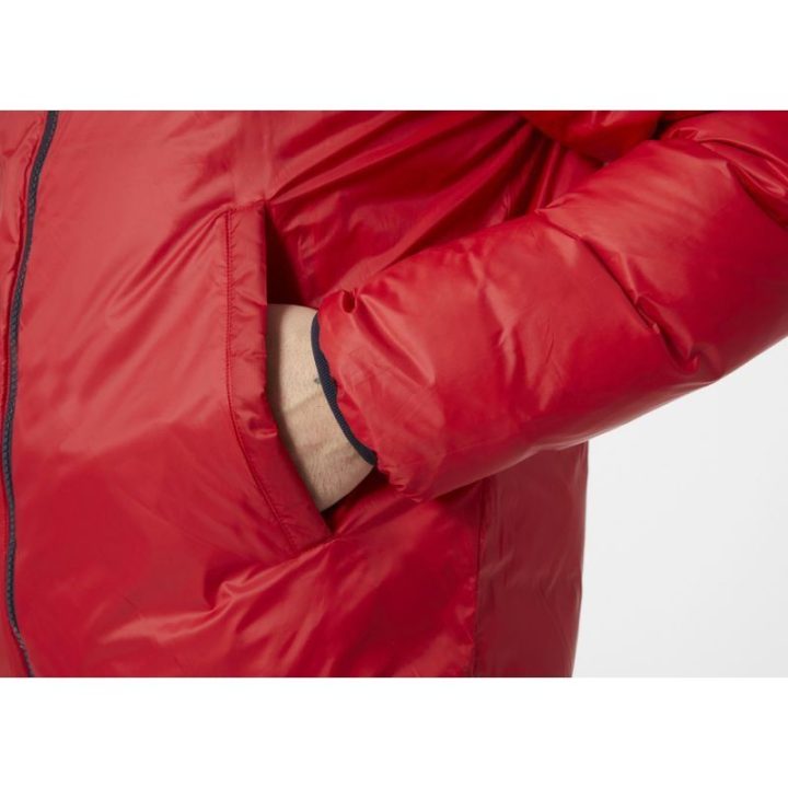 Vyriška dvipusė pūkinė striukė Helly Hansen, raudona ir tamsiai mėlyna