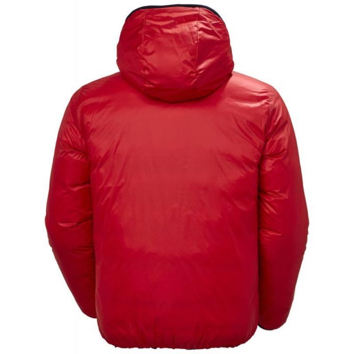 Vyriška dvipusė pūkinė striukė Helly Hansen, raudona ir tamsiai mėlyna