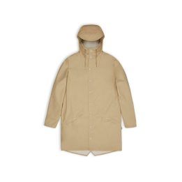Uniseks ilga lietaus striukė Rains Long Jacket 12020, smėlio