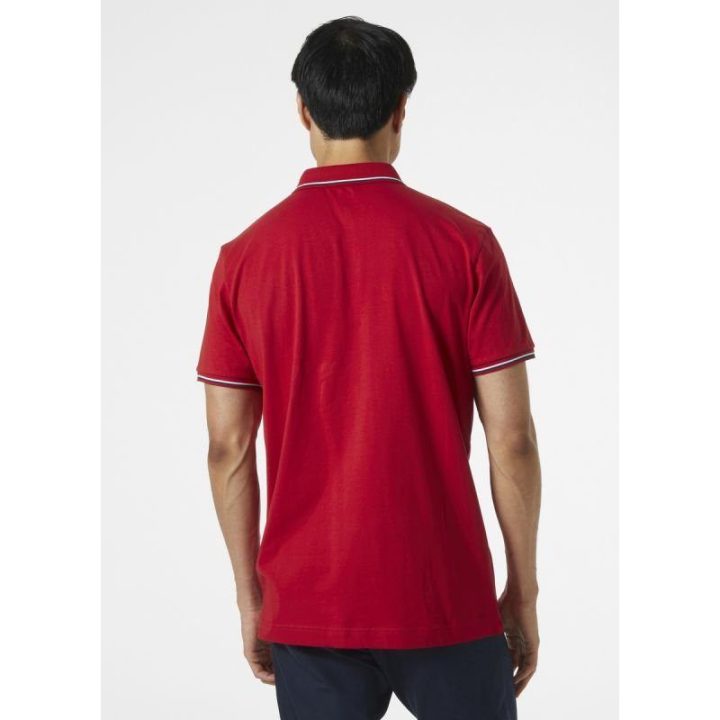Vyriški medvilniniai polo marškinėliai Helly Hansen Jerey, raudoni