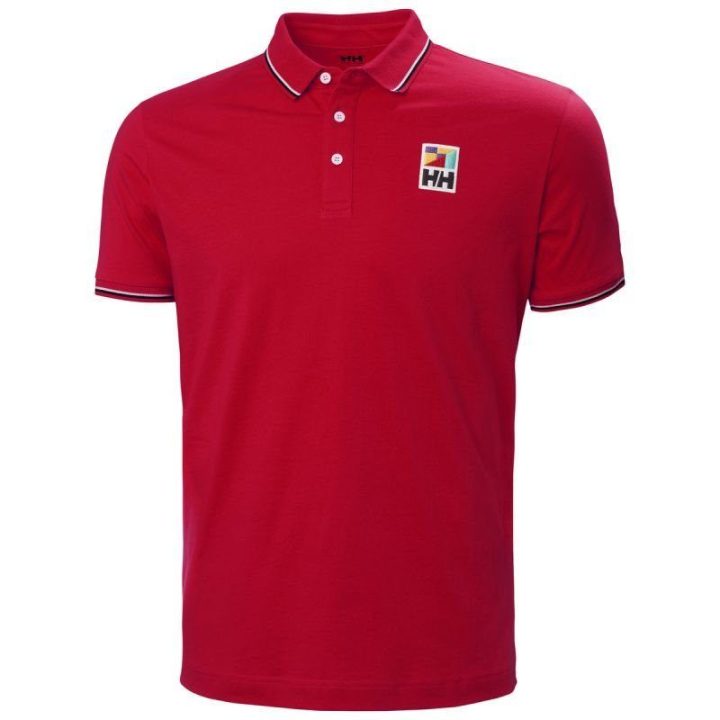 Vyriški medvilniniai polo marškinėliai Helly Hansen Jerey, raudoni