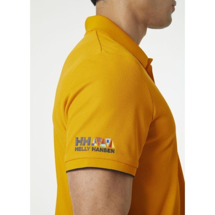 Vyriški polo marškinėliai Helly Hansen Ocean, geltoni