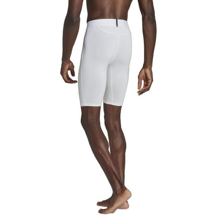 Vyriški kompresiniai šortai adidas Techfit AEROREADY, balti