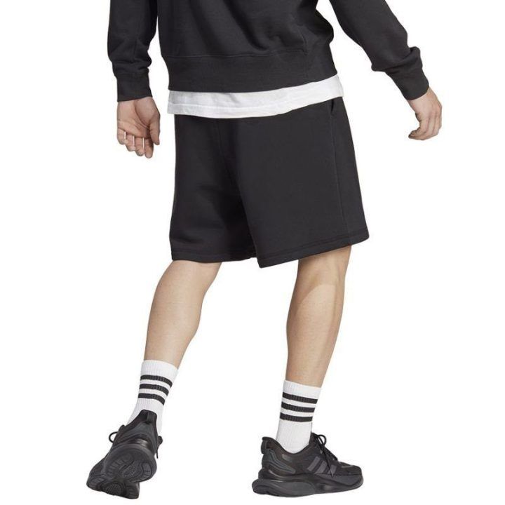 Vyriški laisvo kirpimo šortai adidas Caps SHO, juodi