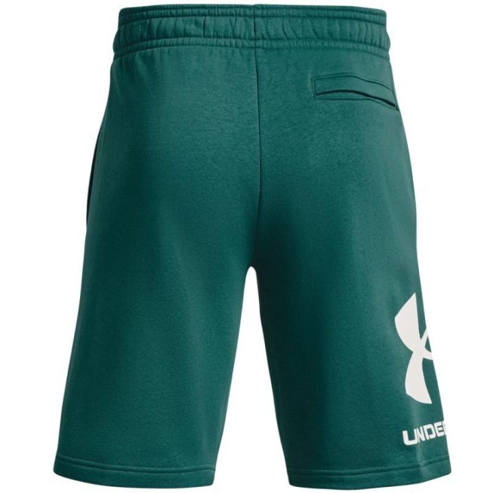 Vyriški laisvo kirpimo šortai Under Armour Rival Fleece, žali