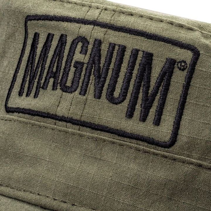 Vyriška medvilninė kepurė su snapeliu Magnum Patrol, žalia