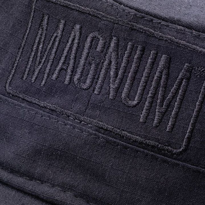 Vyriška medvilninė kepurė su snapeliu Magnum Patrol, juoda