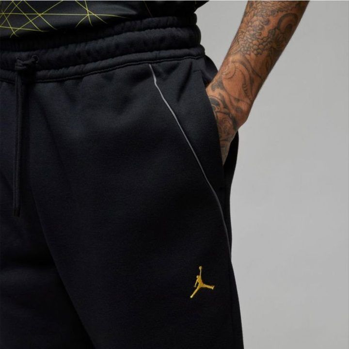 Vyriškos laisvo kirpimo sportinės kelnės Nike Jordan PSG, juodos