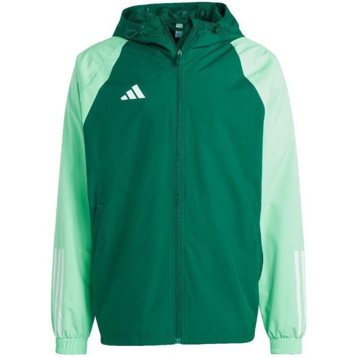 Vyriška striukė adidas Tiro 23 Competition All Weather, žalia