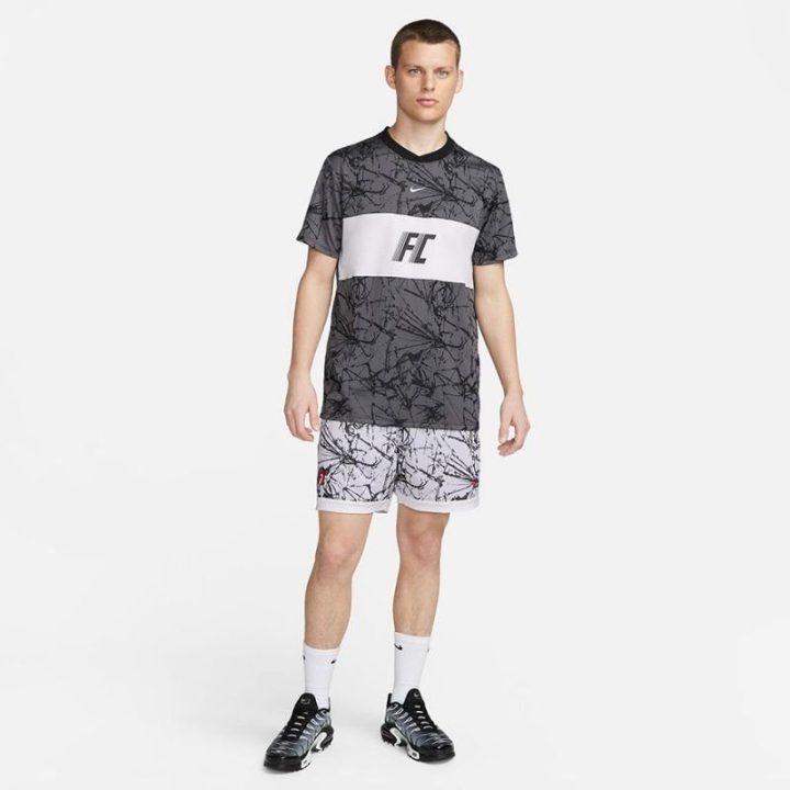 Vyriški marškinėliai trumpomis rankovėmis Nike F.C., grafito