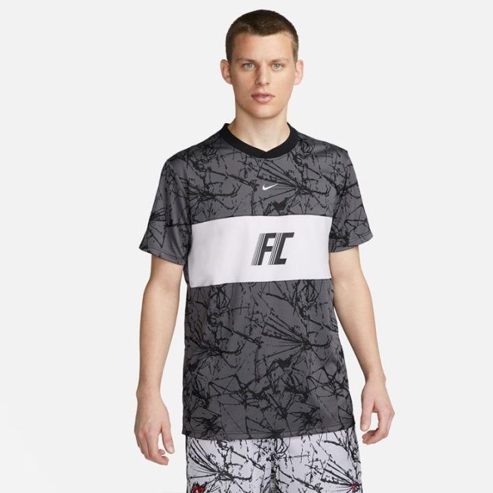 Vyriški marškinėliai trumpomis rankovėmis Nike F.C., grafito
