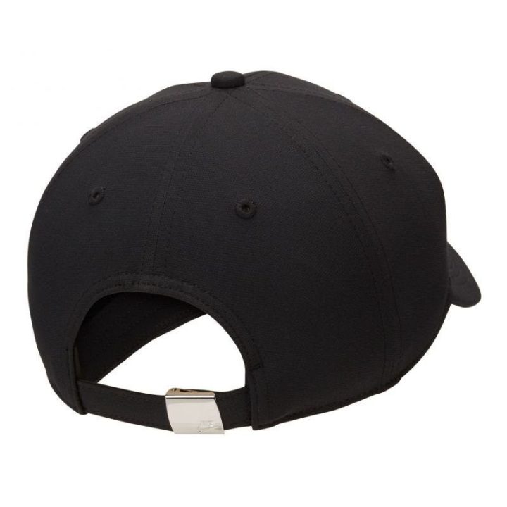 Kepurė su snapeliu Nike Club Structured Metal Logo, juoda