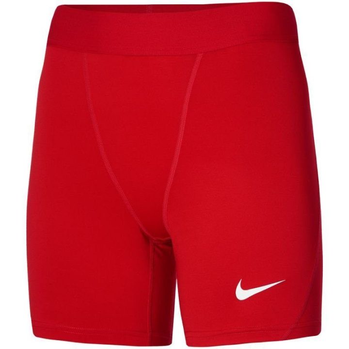 Moteriški prigludusio kirpimo sportiniai šortai Nike DF Strike NP, raudoni