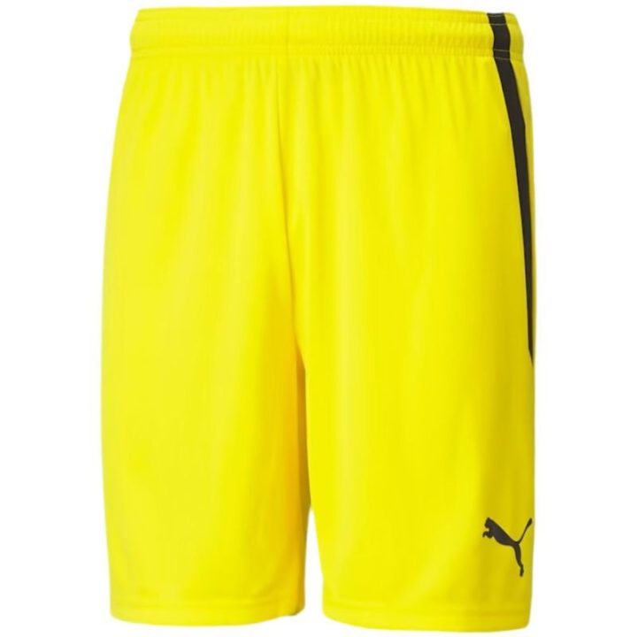 Vyriški treniruočių šortai Puma teamLIGA, geltoni