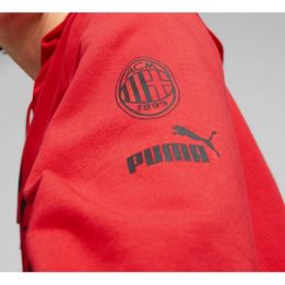 Vyriškas džemperis su AC Milan grafika Puma FtbCore, raudonas