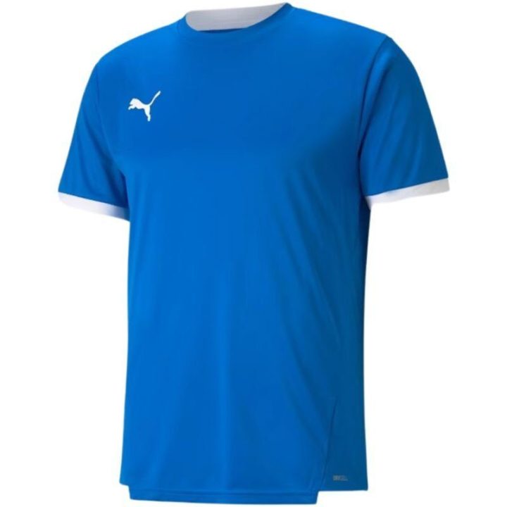 Vyriški futbolo marškinėliai Puma teamLiga, mėlyni