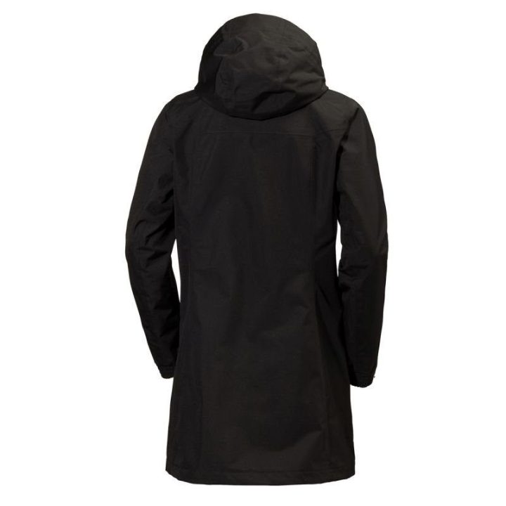 Moteriška ilga lietaus striukė Helly Hansen Aden Long Coat, juoda