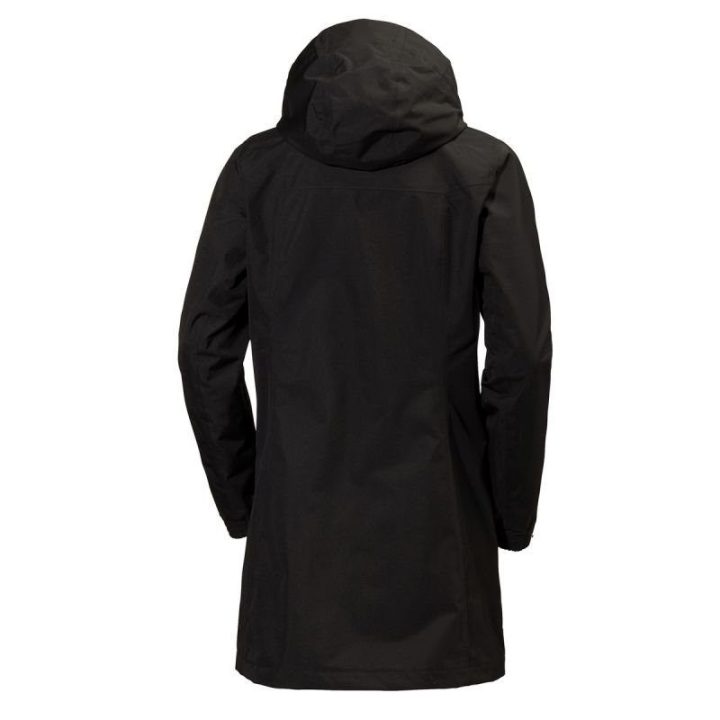 Moteriška ilga lietaus striukė Helly Hansen Aden Long Coat, juoda