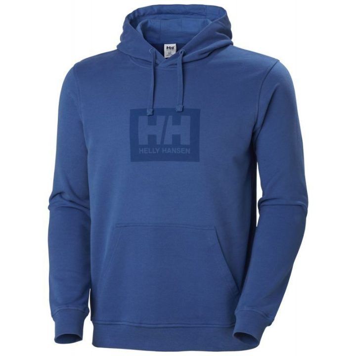 Vyriškas džemperis su gobtuvu Helly Hansen Box Hoodie, mėlynas