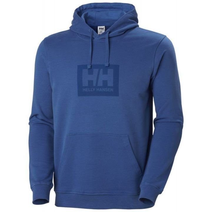 Vyriškas džemperis su gobtuvu Helly Hansen Box Hoodie, mėlynas