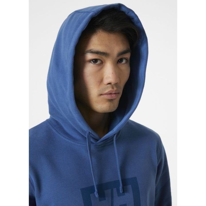 Vyriškas džemperis su gobtuvu Helly Hansen Box Hoodie, mėlynas