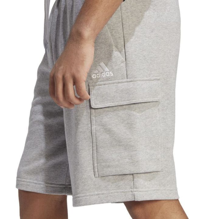 Vyriški medvilniniai šortai laisvo kirpimo adidas SL FT C, pilki