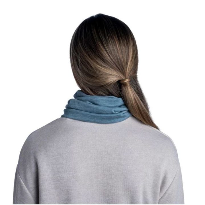 Merino vilnos šalikas-mova Buff, mėlynas