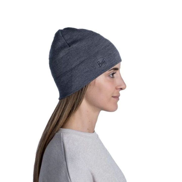Uniseks merino vilnos kepurė Buff Merino Midweight, pilka