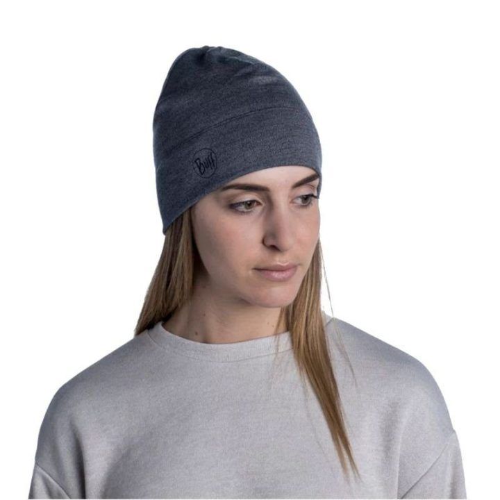 Uniseks merino vilnos kepurė Buff Merino Midweight, pilka