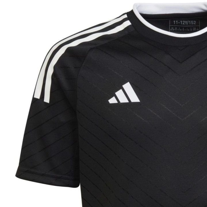 Vaikiški futbolo marškinėliai adidas Campeon 23, juodi