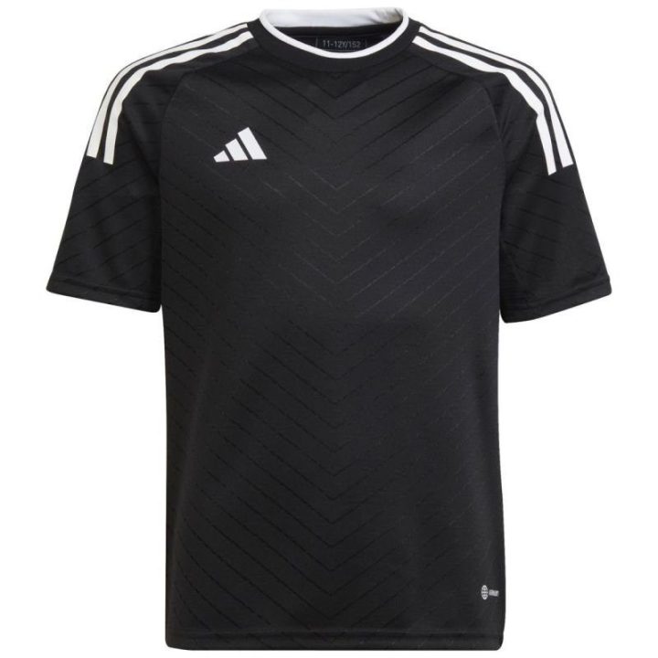 Vaikiški futbolo marškinėliai adidas Campeon 23, juodi