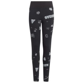 Tamprės mergaitėms adidas JG Bluv Q3 Tight, juodos