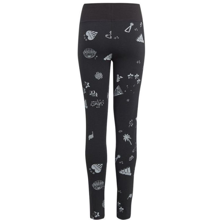 Tamprės mergaitėms adidas JG Bluv Q3 Tight, juodos