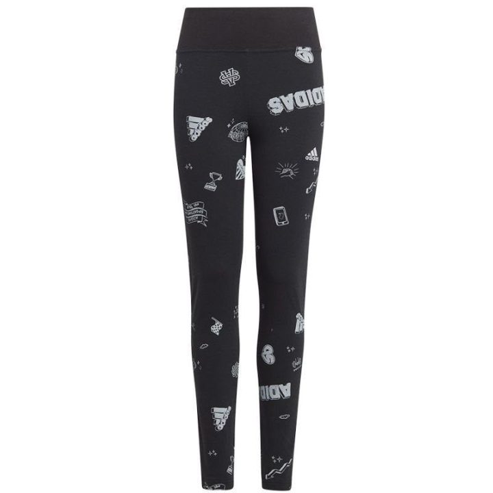 Tamprės mergaitėms adidas JG Bluv Q3 Tight, juodos