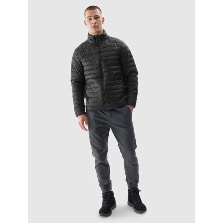 Vyriška pašiltinta striukė 4F M239, juoda