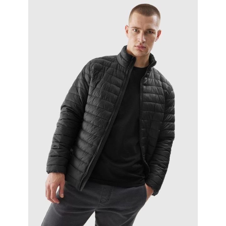 Vyriška pašiltinta striukė 4F M239, juoda
